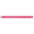 Pre Printed 3/4" Wrist Ribbon Tyvek Wristband